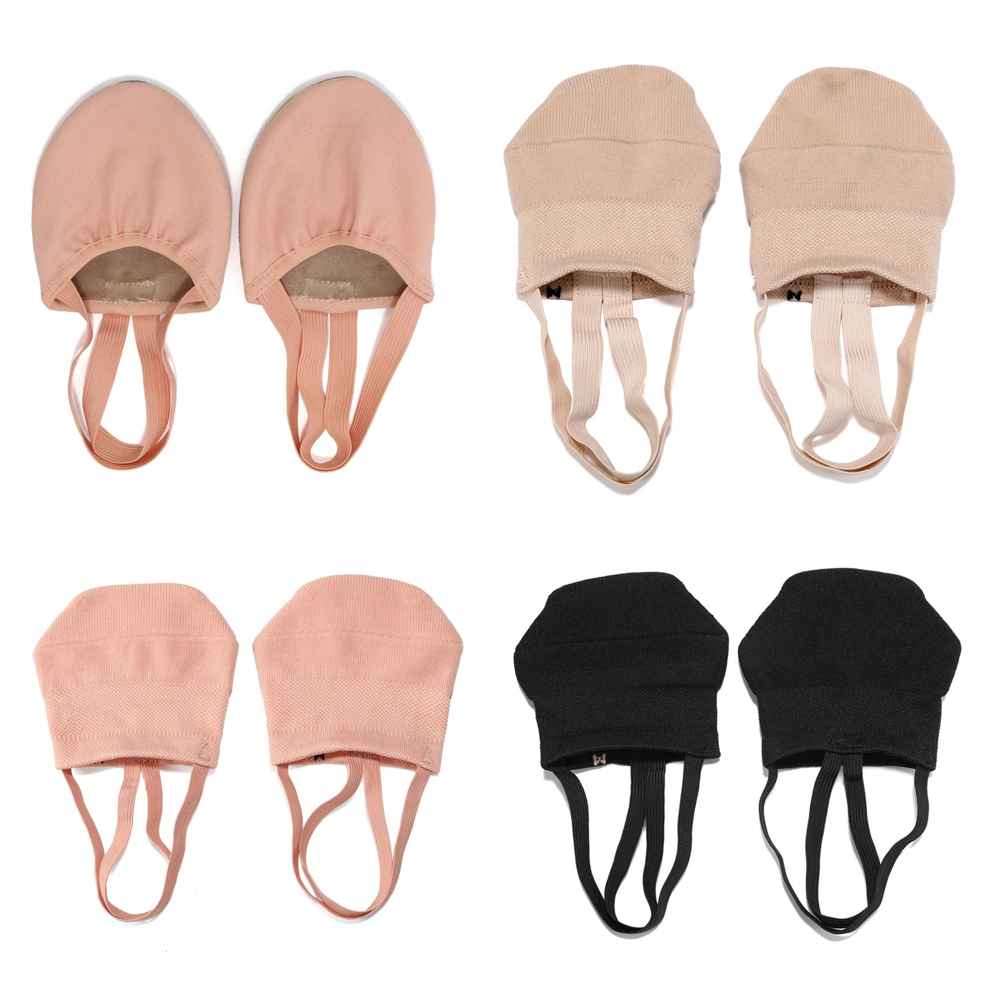 

SWDZM Half Sole Jazz Ballet Dance Shoes Girls Rhythmic Gymnastics Shoes Women Adult Children Half Toe Shoes Belly Dancing Shoes