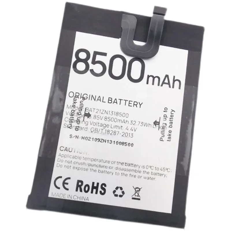 

100% original battery DOOGEE S97 pro Battery 8500mAh BAT21ZN1318500 For DOOGEE S86 battery