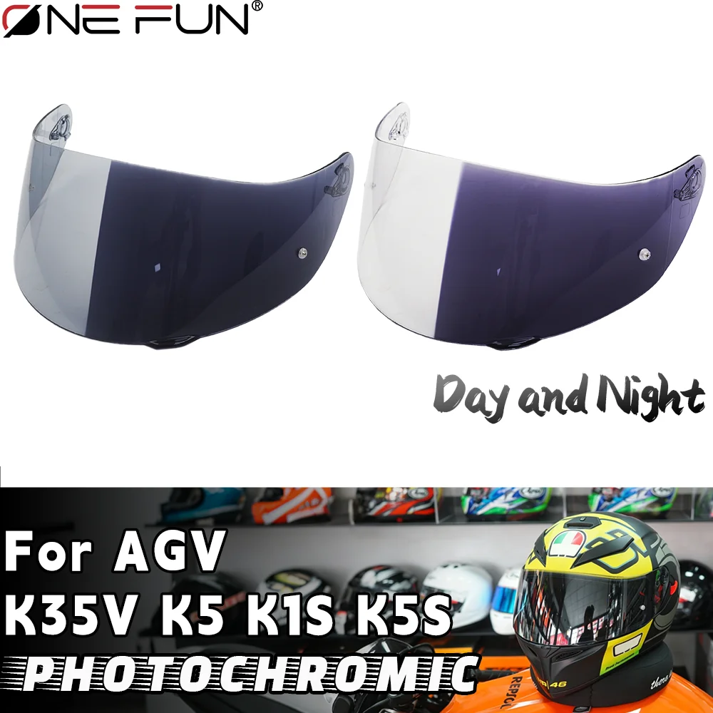

K1 Helmet lens Visor For AGV K1/K3SV/K5/K5S/COMPACT Photochromic Visor Motorcycle Shield Helmet Lens Uv Protectedt