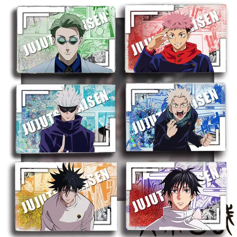 

Anime Jujutsu Kaisen Itadori Yuji Satoru Gojo Cosplay Quicksand Mahjong Backpack Decoration Acrylic Card Brick Mascot Xmas Gift