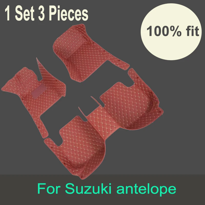 Car Floor Mats For Suzuki antelope 2007 2008 2009 2010 2011 2012 2013 2014 2015 2016 Waterproof Accessories