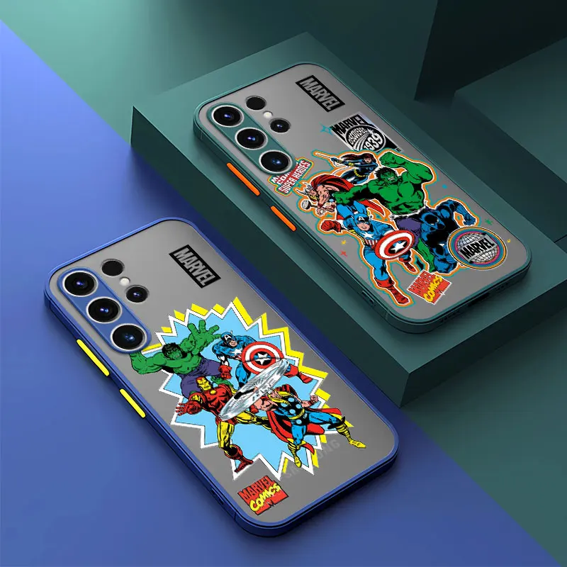 Marvel Retro Super Heroe Phone Case for Xiaomi Redmi 12 12C 10 10A 10C 9C 9A 9T K40 Pro Note 9 Soft Edge