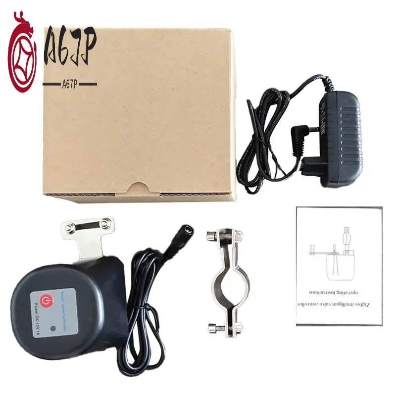 A67P-Tuya Smart Zigbee 3.0 صمام المياه صمام الغاز صمام ميكانيكي مفتاح التحكم في صمام بلوتوث