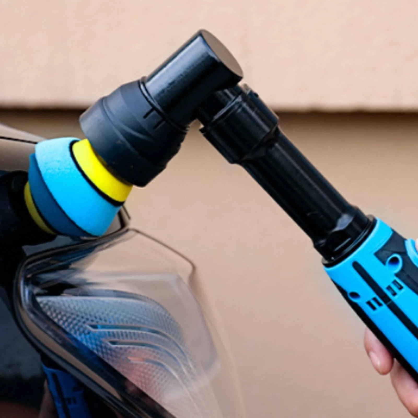Car Polisher Polisher Compact Car Polisher Polishing Machine with Pads Corded Sander Anti-Slip for Diyers, Home Garages