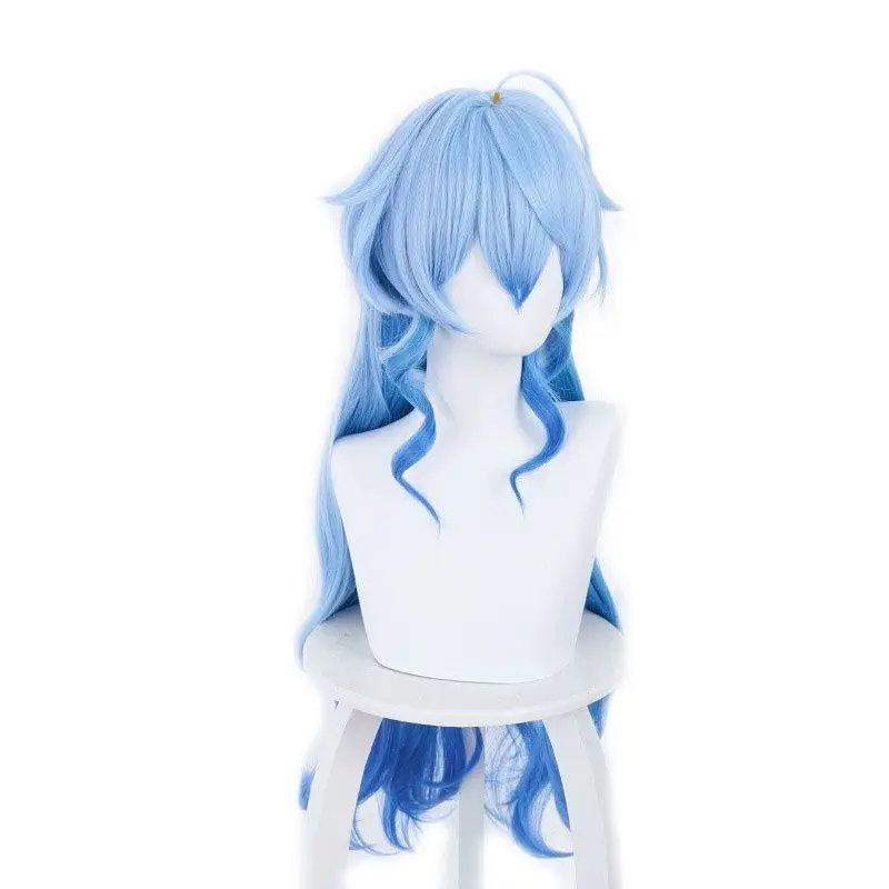 شعر مستعار جاهز للارتداء من جانيو |   تصميم مسبقًا مع سطح Ahoge وفروة الرأس، وبأسعار معقولة ومتوفر في المخزون