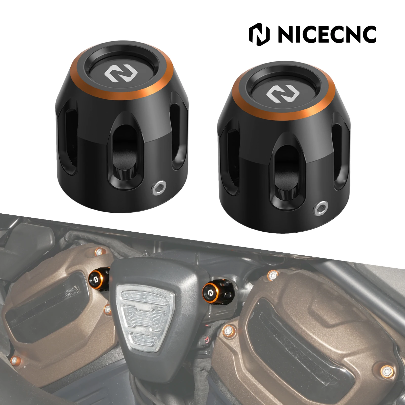 

Motorcycle Ignition Coil Bracket Screw Caps for Harley Sportster S RH1250S 2021 2022 2023 2024