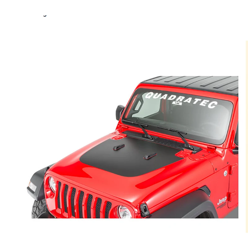 Car Stickers For Jeep Wrangler JL and Gladiator JT Hood Scoop 1941 Word Brothers Graphic Vinyl Modified Decoration Decals Custom