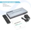 HDMI 멀티 뷰어 1080P 4 채널 입력 HDMI 멀티 뷰어, 4x1 쿼드 화면 분할 스플리터, 심리스 스위치, PS4 PC-TV 6
