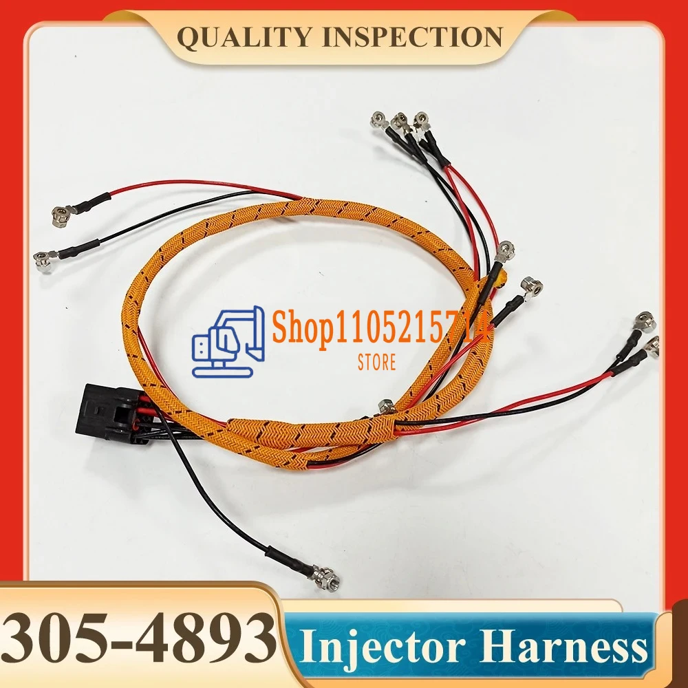 For E320D C6.4 Engine Parts Wire Harness 305-4893 3054893 Excavator Injector Wiring Harness