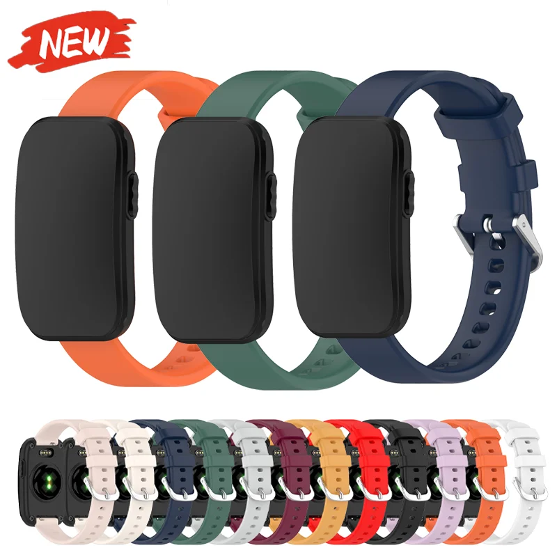 Adjustable Strap for Garmin CIRQA Smart Band comfortable Silicone Single Color Watchband For Garmin CIRQA correa Accessories