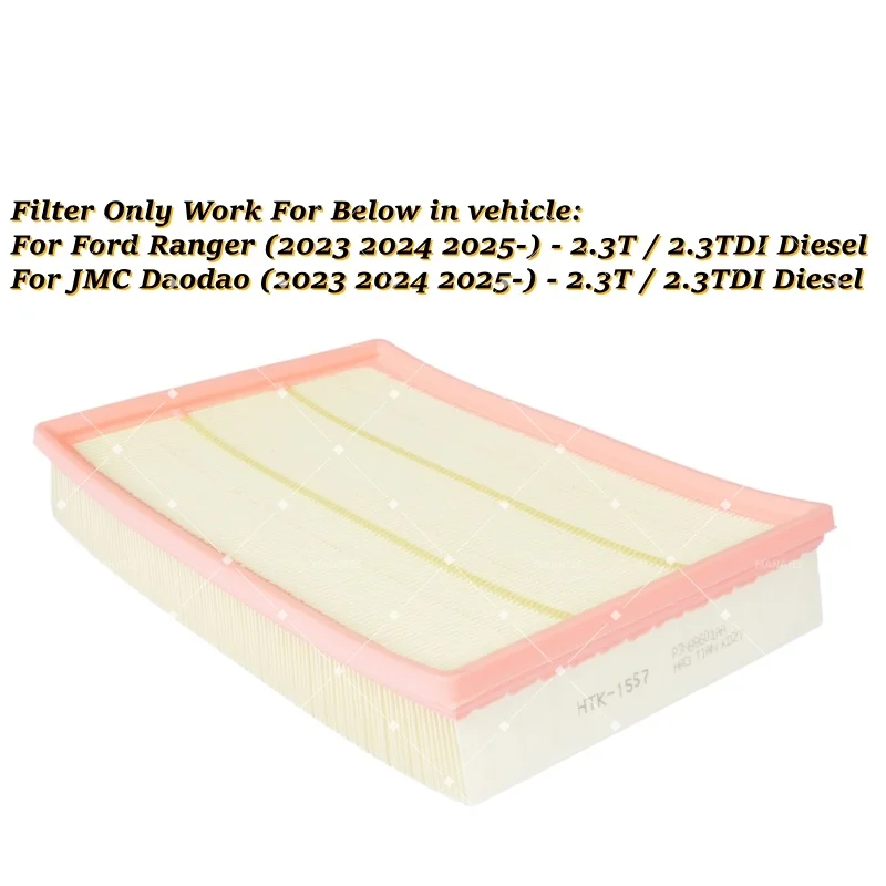Filtro de Aire para Motor de Coche para Ford Ranger 2023 2024 2025 - JMC Daodao 2023 2024 2025- 2.3T/2.3TDI Diésel P3N99601AA de Calidad