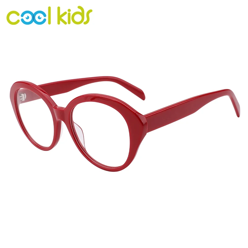 

Очки COOLKIDS из ацетата с тонкой оправой в форме кошачьего глаза для женщин, оптические, с диоптриями, цветные, модель WD1392