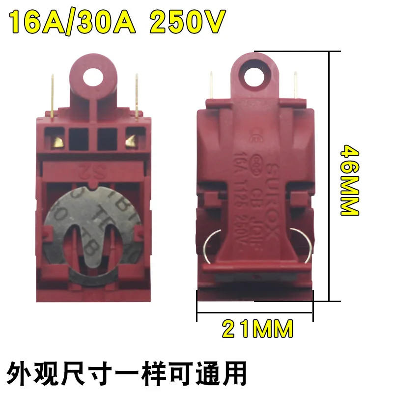 Electric Kettle Steam Switch 16A 30A Thermostat Auto Shut Off Copper Pin For Kettle Replacement Part