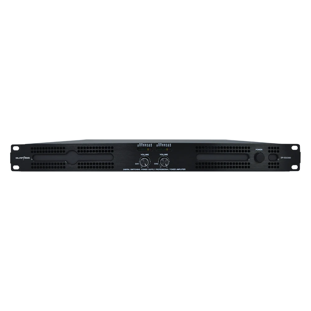 2 Zone 2*220W 1U Class D Amplifier Home Theater KTV Stereo Power Amplifier