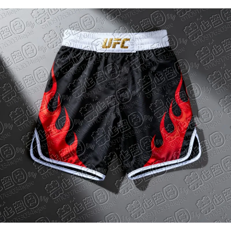 2026 جديد UFC الملاكمة القتال السراويل الرجال النساء تنفس التجفيف السريع المتضخم التدريب السراويل الشارع موضة كول الرياضة السراويل #4