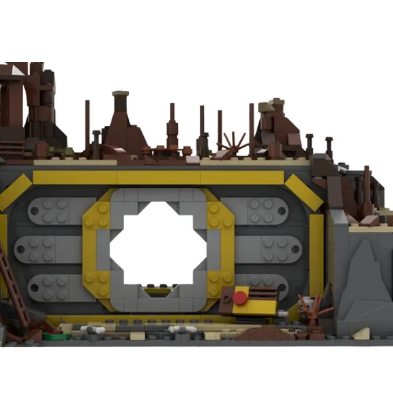 

Точечное оформление MOC-185687 870 шт., сборка мелких частиц, строительные блоки, игровая сцена, игрушка для мальчика, подарок, реквизит, сделай сам