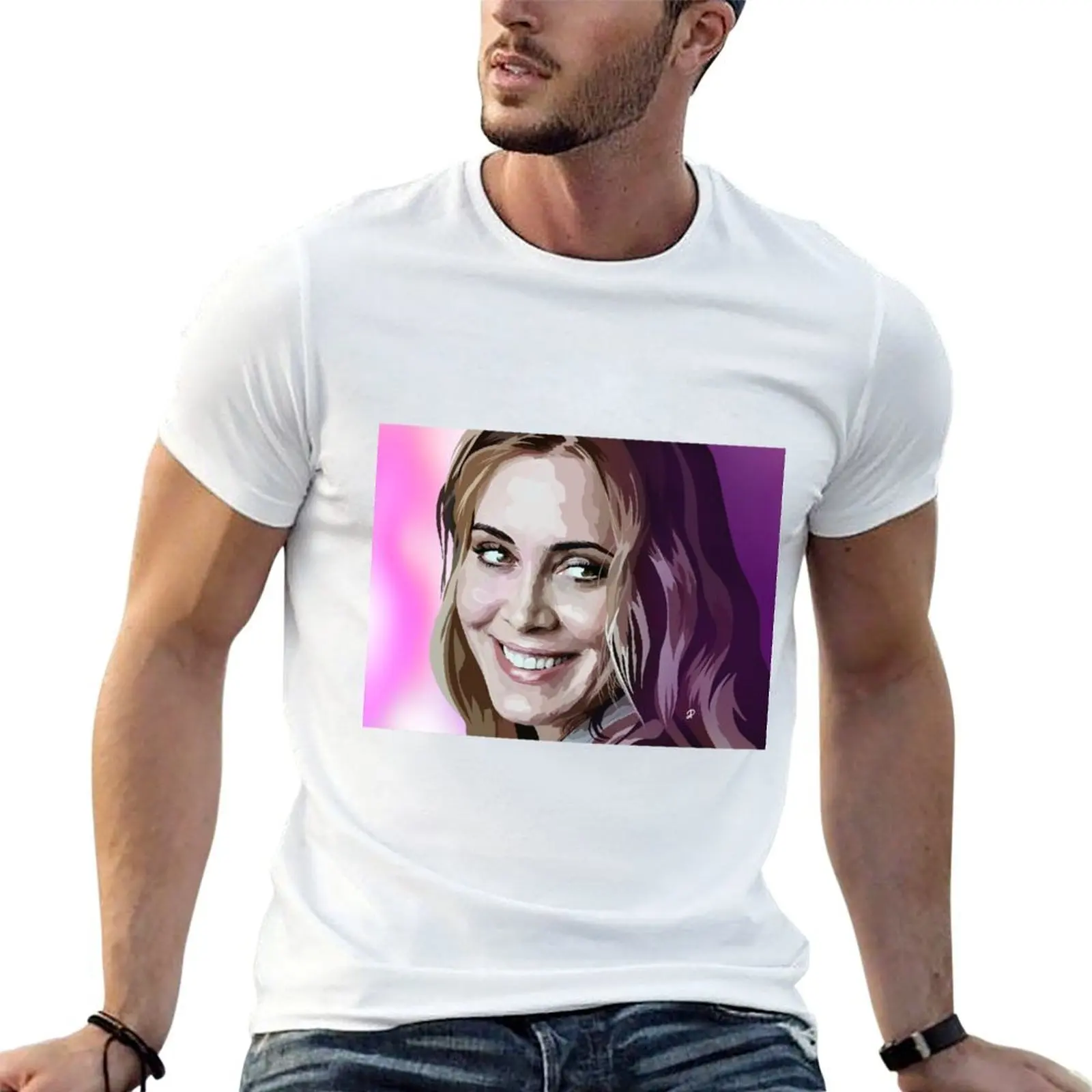 

Anouk Teeuwe illustration T-Shirt anime t shirts oversize funny t shirts man cotton t shirts man 100% T-Shirt