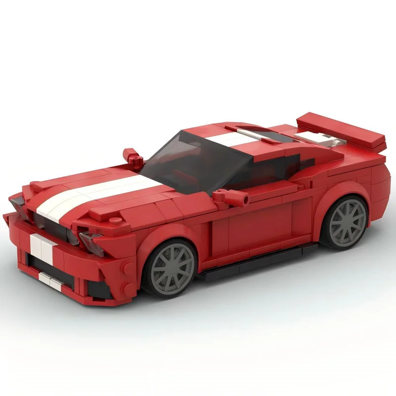

MOC City Speed Building Car Red Racing Vehicle Jigsaw Puzzle Creative Model Decoration Gift Toy Brick