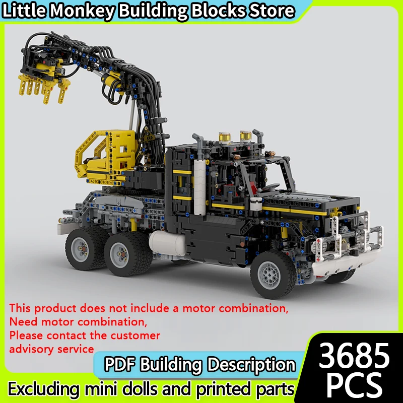 Modelo de carro de cidade moc, tijolos de construção, equipamento de perfuração de garra aerodinâmica, tecnologia modular, presentes de feriado para crianças, brinquedos de montagem