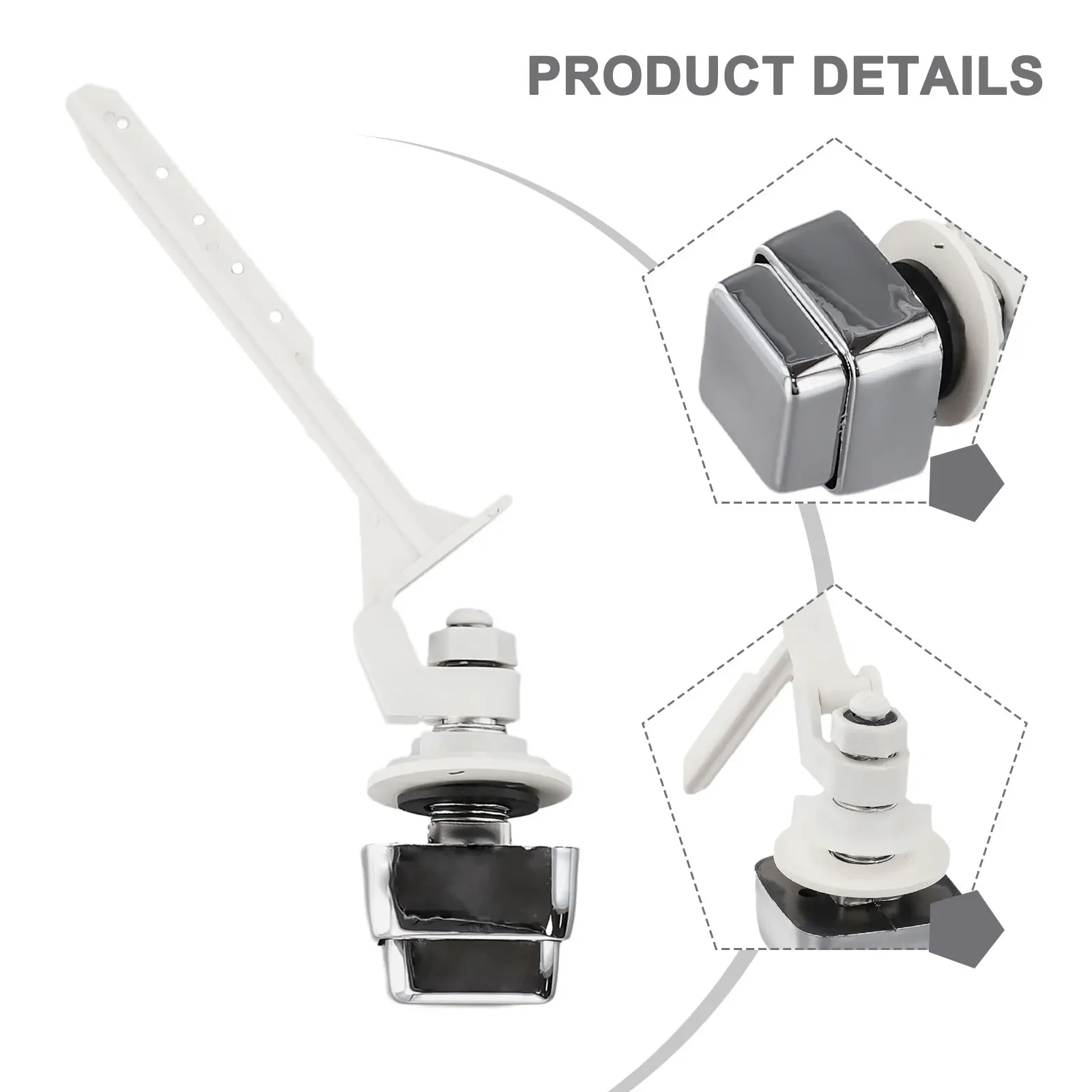 Bathroom Trip Lever Bathroom Supplies Accessories Plastic Replacement Spare Toilet Parts Water-saving Practical