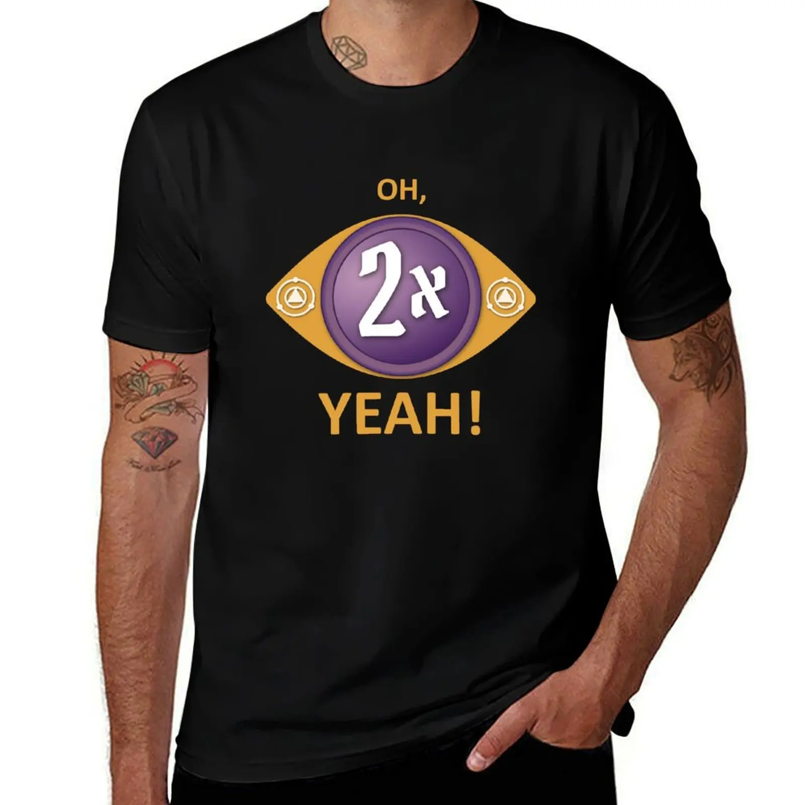 Blessing - OH, YEAH. - Gloomhaven inspired T-Shirt Casual Fashion Short Sleeve Cotton T-Shirt