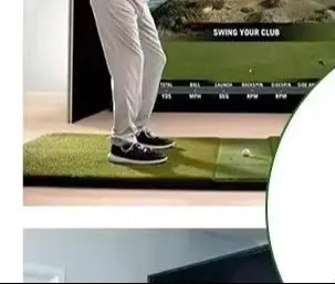 custom Pro Golf  Indoor Simulator Box Sim Space Golf Bay Impact Screen Golf Training Aids for Practice