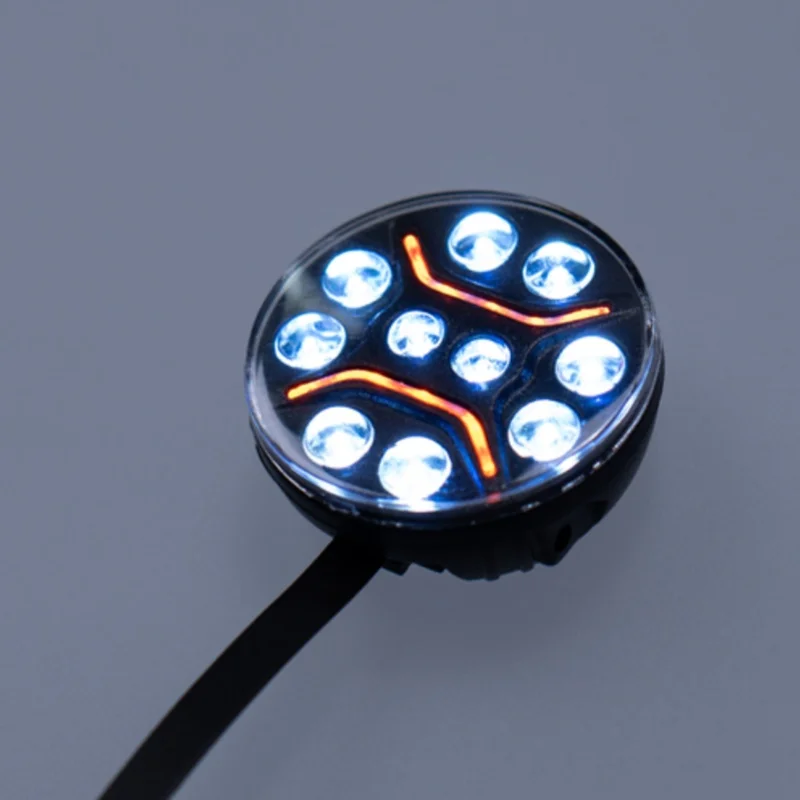 RC Toy Truck Car LED Roof light 5V Multi-Mode Spotlight F04-Y10 For Tamiya RC Tractor Truck 1/14 Parts Cawler SCX10 Accessories