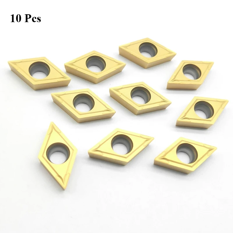 

10 шт. лезвие с ЧПУ DCMT11T304 UE6020 Инструмент с твердосплавным покрытием