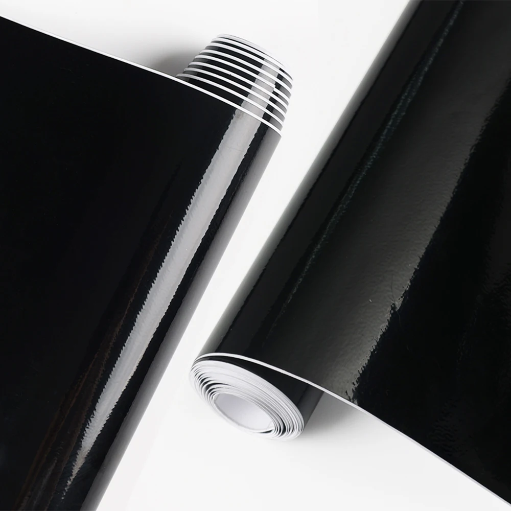 الترا لمعان سيارة الفينيل التفاف لاصق غشائي البيانو الأسود أفلام ذاتية اللصق لوحدة التحكم السيارات الدراجات النارية الدراجات أجهزة الكمبيوتر المحمولة الشارات #3