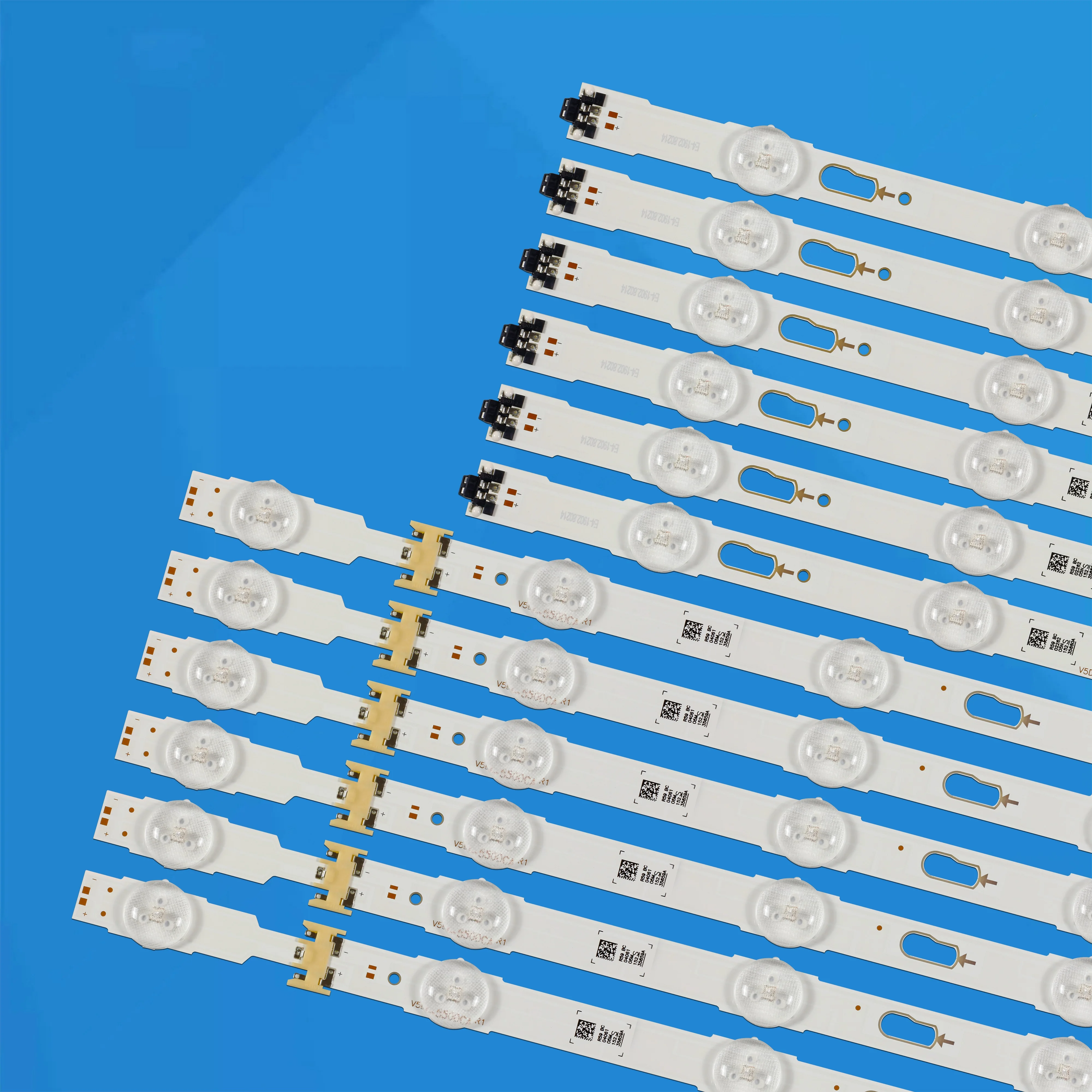 LED شريط إضاءة خلفي 14 مصباح لسامسونج BN96-34803A BN96-34804A S_5U75_55_FL_L8 R6 UA55MU6100 UE55MU6122 UE55MU6192 UN55MU6350