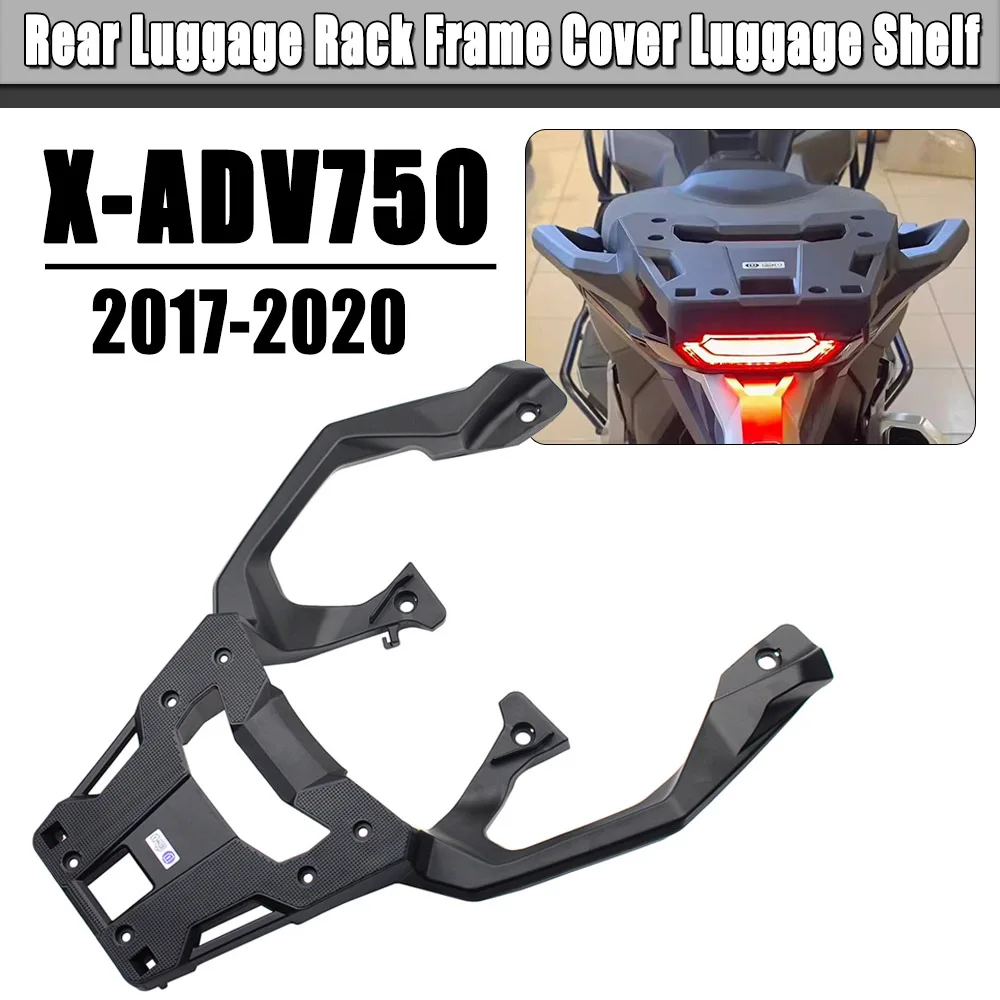 

For Honda XADV 750 XADV-750 2017 2018 2019 2020 Motorcycle Rear Luggage Rack Frame Cover Luggage Carrier Rack Holder Shelf