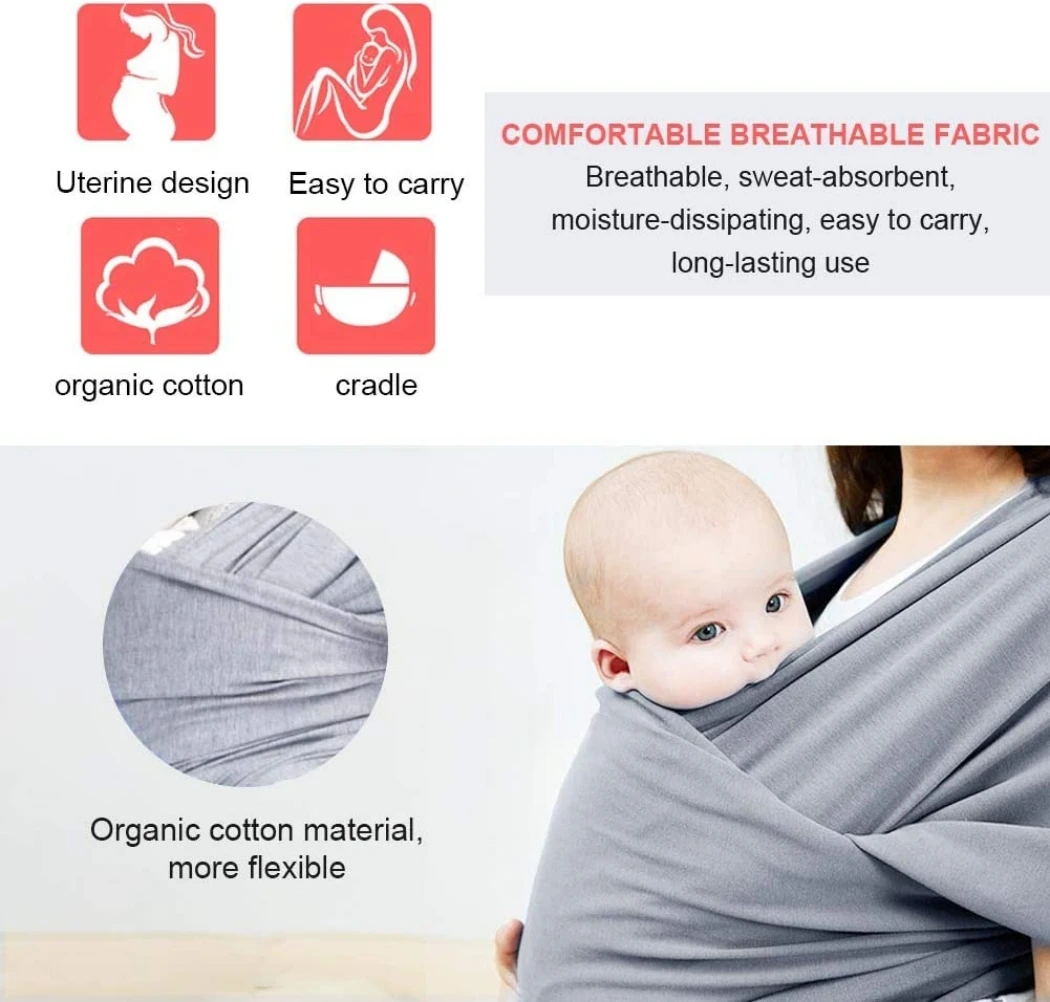 Baby Carrier Infant Baby Wrap Carrier Newbaby Lightweight  Hands Free Baby Sling Carrier