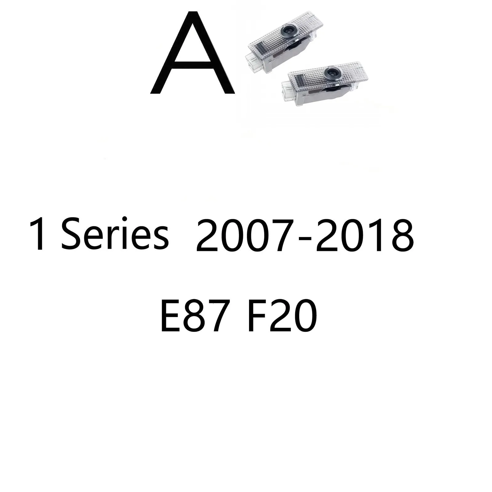 HD 2Pcs For BMW 1 Series 118i 120d 135i 125i E87 F20 F40 2007-2023 2022 2021 2020 2018 2017 LED Car Door Projector Welcome Light - view 2