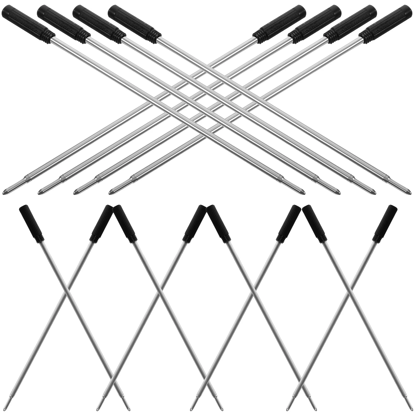 

20 Pcs Replacement Replaceable Refill Ballpoint Pen Portable Gel Ink Pens Refills