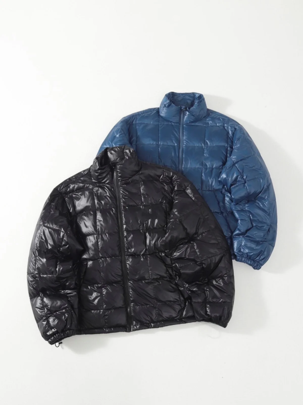 

American Street Sle Outdoor Tee-Dimensional Tailoring Plaid Retro Bright Stand Collar down Jaet for Men And Women