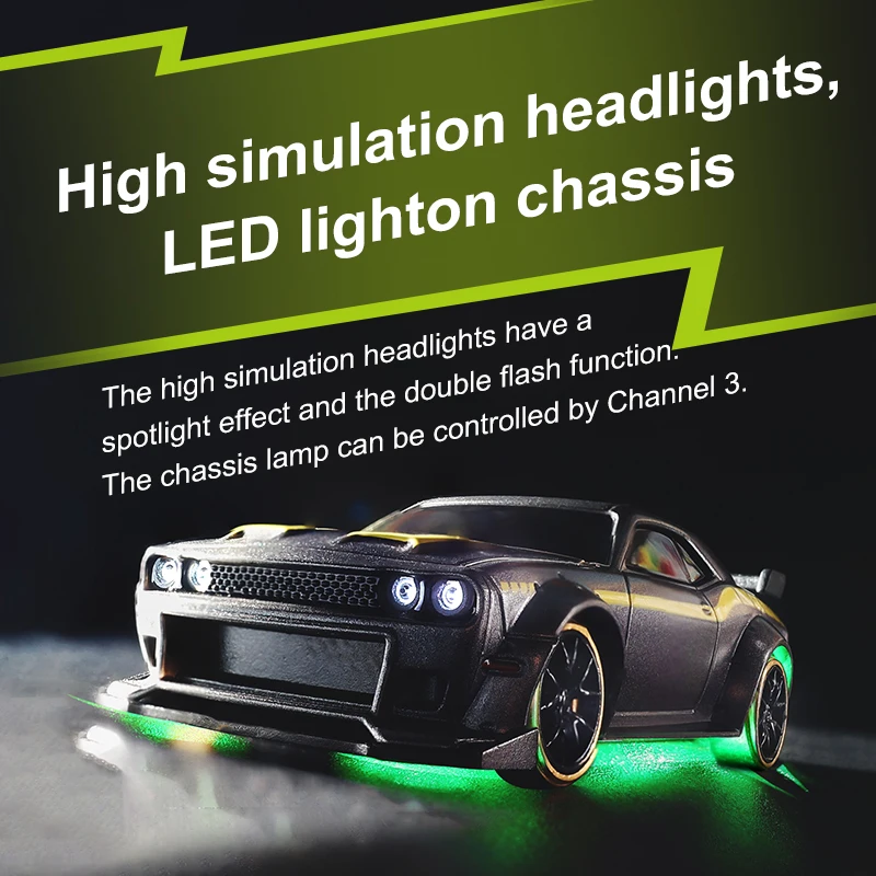 C65 1:76 RC Model Car Mini Drift Racing Full Proportional Remote Control Children\'s Desktop Toys