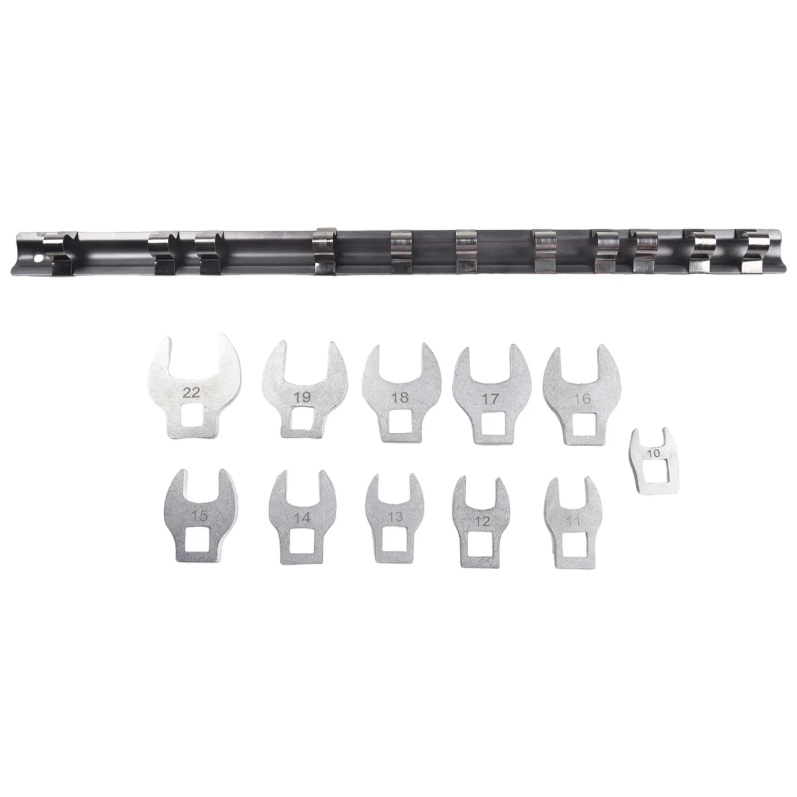 

11pcs 10-22mm Metric Crow Foot Open End Wrench Keys 3/8 Inch Drive Wrench Movable Open Ratchet Wrench With Replaceable Heads