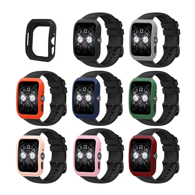 

Screen Protector Silicone Case For Oppo Watch 3 Pro Hollow Anti Scratch Frame Shell watch case