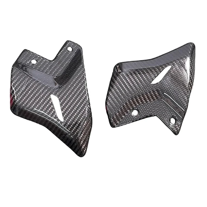 

NEW-Carbon Fiber Motorcycle Accessories For Kawasaki Ninja 650/Z650 2017-2024+ -Rear Guard Wing Board Pedal Guard Board