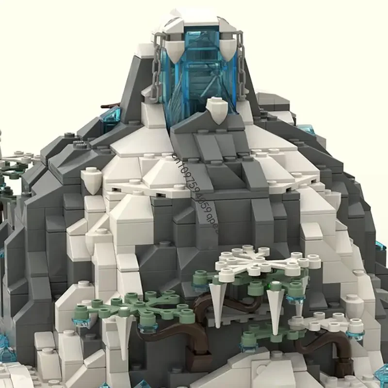 

Новинка, 1279 шт., знаменитая серия фильмов «Кольца», Moc Snow Troll, пещерная модель, головоломка на заказ, креативные идеи «сделай сам», детские игрушки, подарки на день рождения