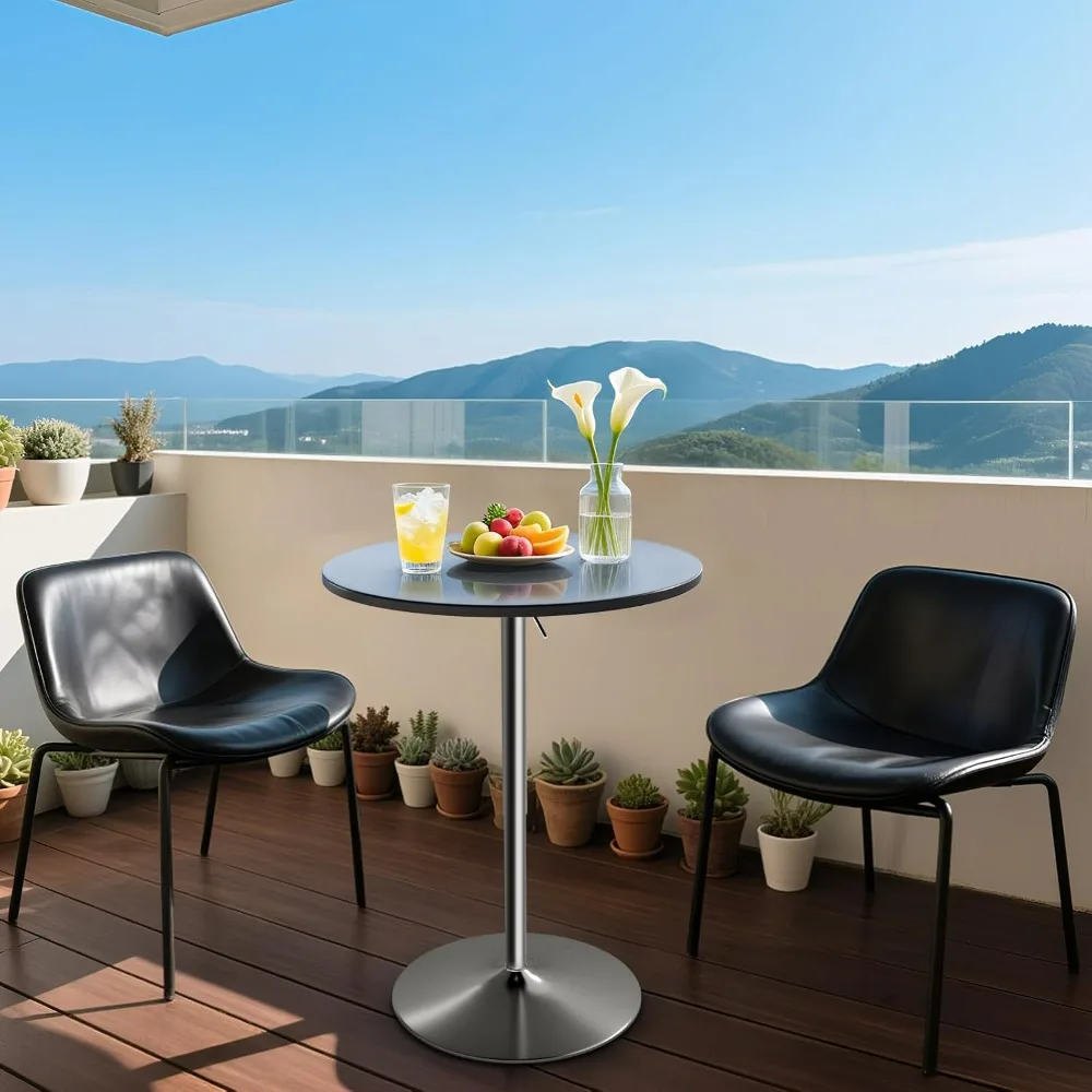 Athena Collection Round Bar Table 27.5
