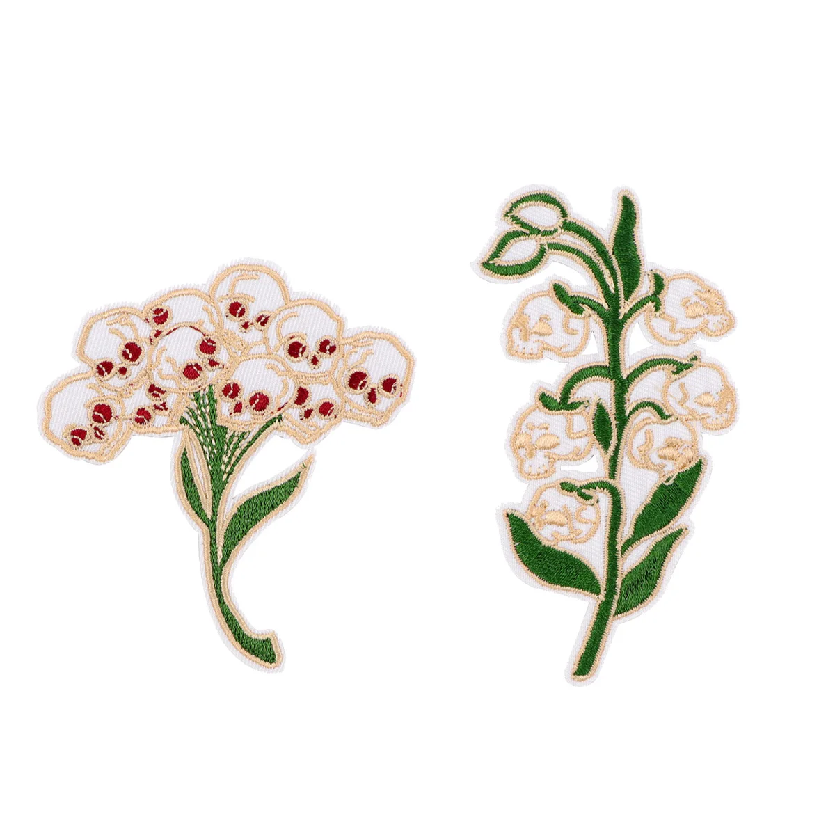 Вышивка "Цветы" для одежды, аппликации