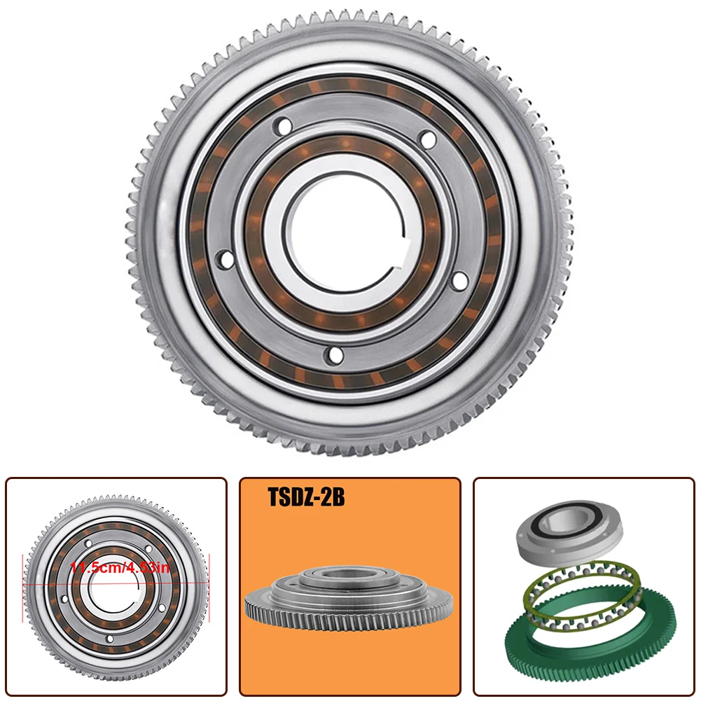 

1pcs Useful Large Gear Assembly For Tongsheng For TSDZ2B Main Gear For Electric Drive Motor Bearing Helical Gear Accessory