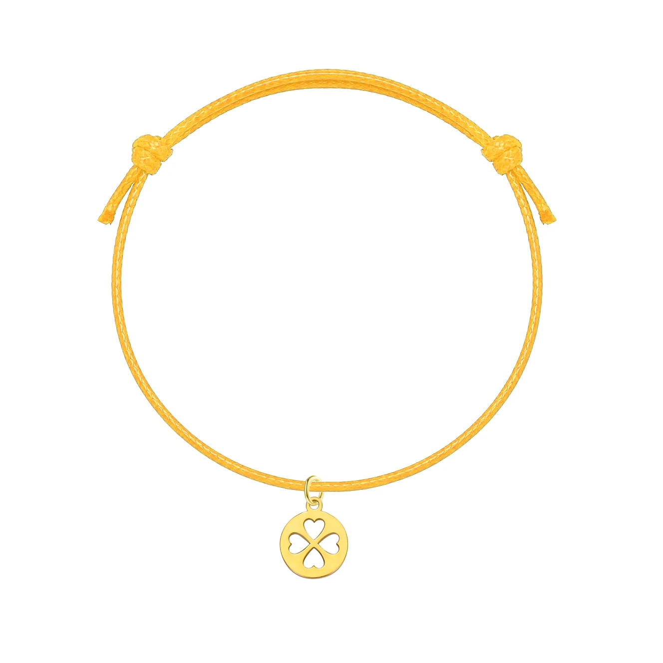 الفولاذ المقاوم للصدأ دائرة مستديرة الجوف أربع أوراق البرسيم سحر سوار المرأة 2025 موضة جديدة يدويا مشمع الحبل مجوهرات هدية