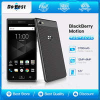 Original BlackBerry Motion 4G LTE Mobile Phone Unlocked 5.5'' Android OS SmartPhone 12MP Camera 4GB RAM 32GB ROM CellPhone