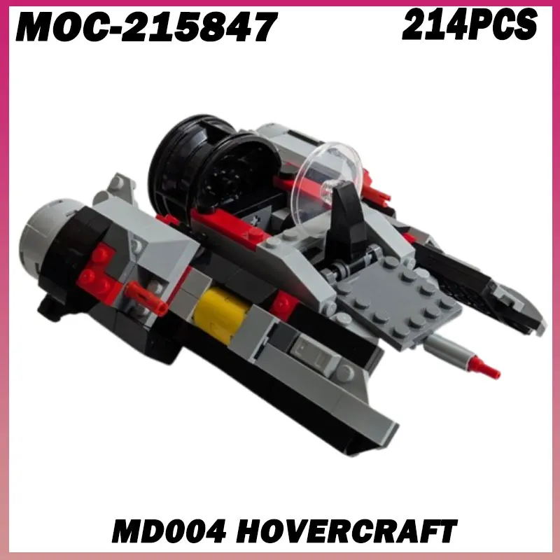 

214 шт. MOC- 215847 Классический космический космический корабль «Блэктрон Хищник», космический корабль, строительный блок, модель игрушки, фестиваль, подарки для детей