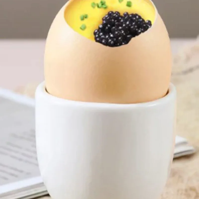 Soporte para huevos, soporte para hueveranas blancas, huevos duros y suaves, soporte para huevos para desayuno, suministros para huevos de banquete, accesorios de cocina