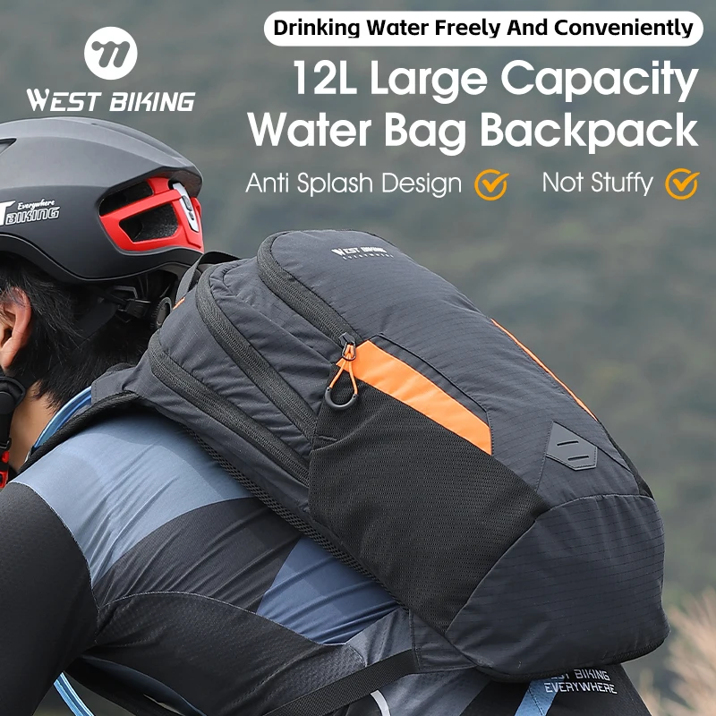 WEST BIKING Bike Bags Portable Sport Outdoor Hiking Backpack Cycling Water Bag Ergonomics Climbing Pouch Hydration Backpack