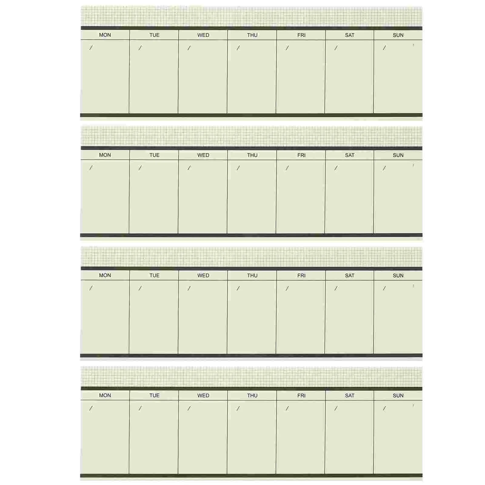 

4 Pcs Weekly Plan Pads Plans Memo Writing Notepads Schedule To-do List Planners Schedules