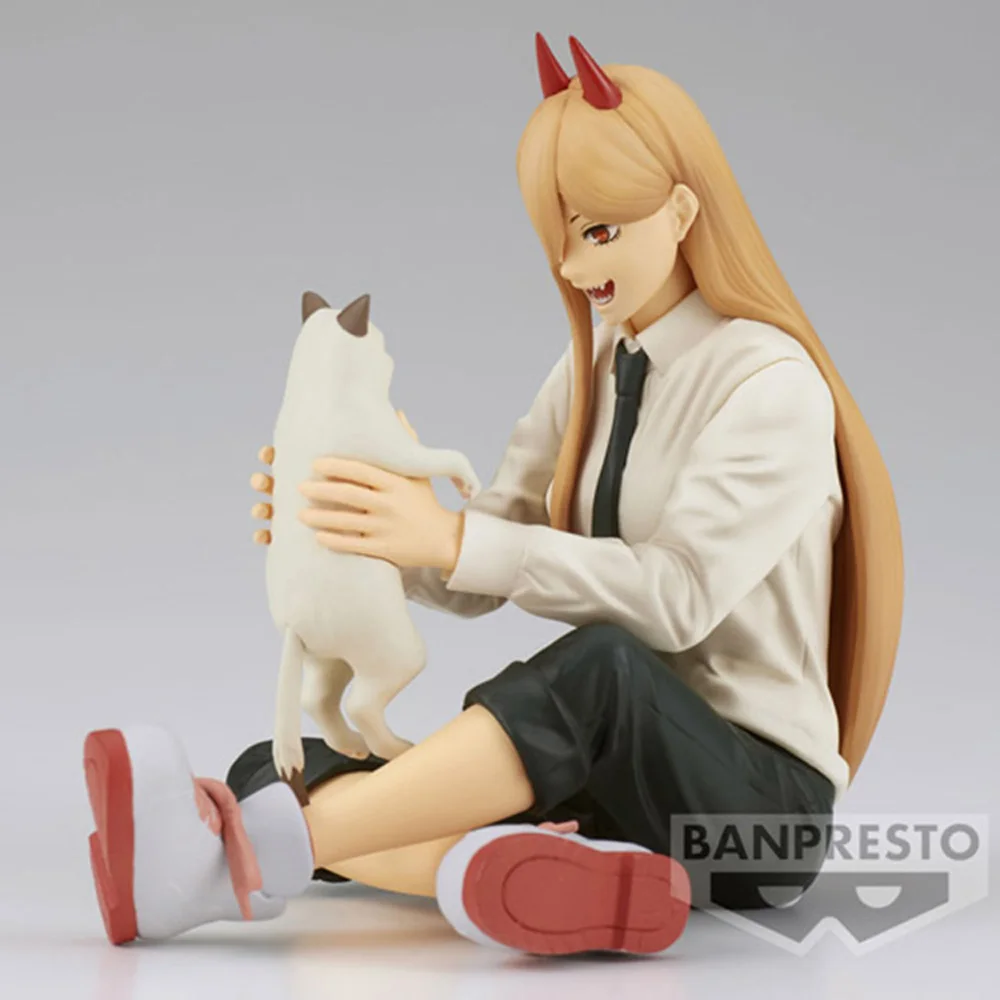 In Stock Original Banpresto Break Time Collection Chainsaw Man Power Figure Anime Genuine Collectible Boxed Model Dolls Toy Gift